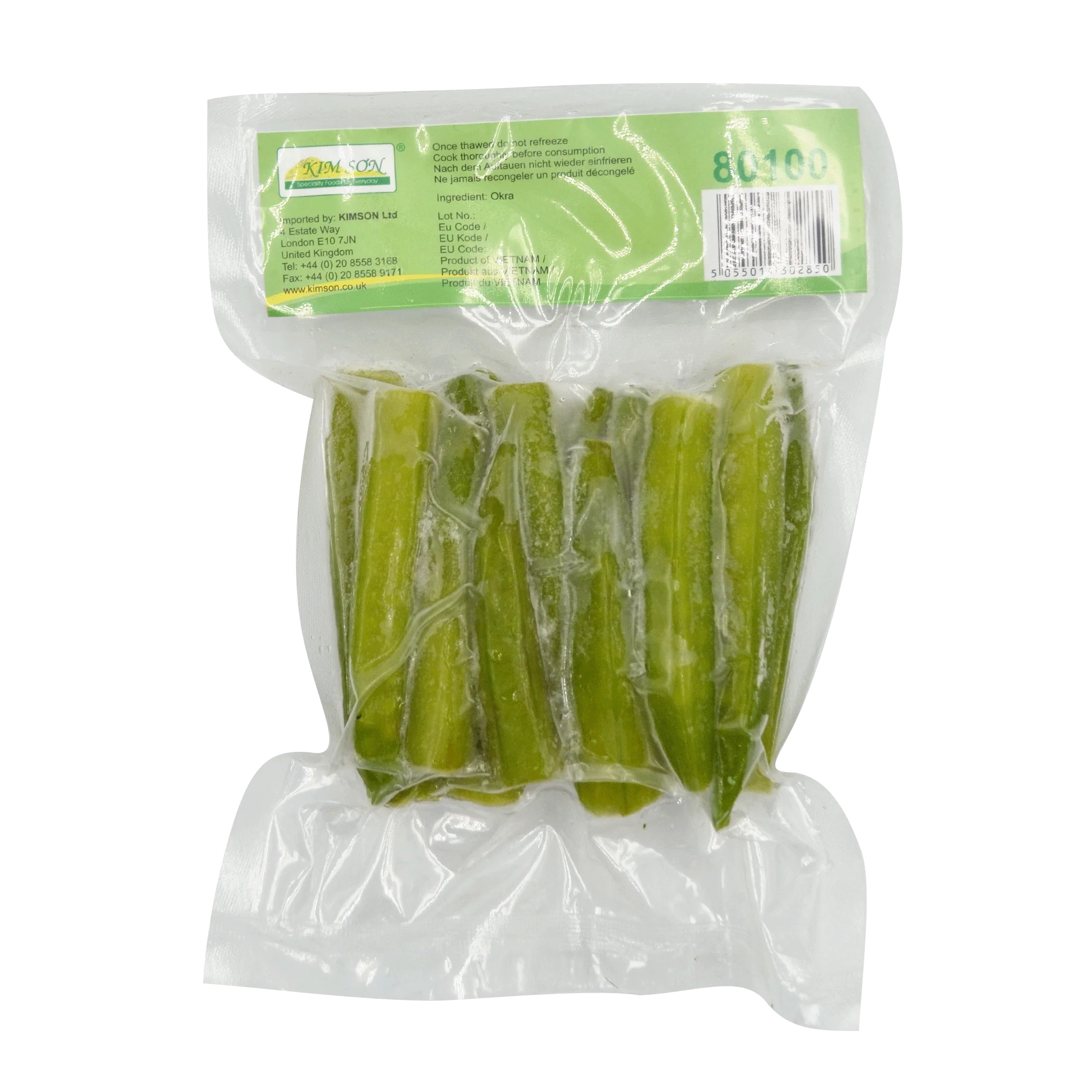 Kim Son Whole Okra 250g (Frozen)