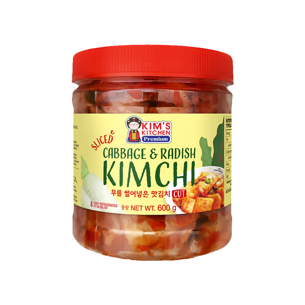 KIM'S KITCHEN PREMIUM Cabbage & Radish Kimchi 600g