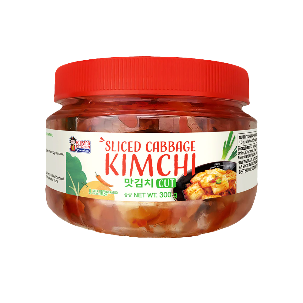 KIM'S KITCHEN PREMIUM Sliced Cabbage Kimchi 300g