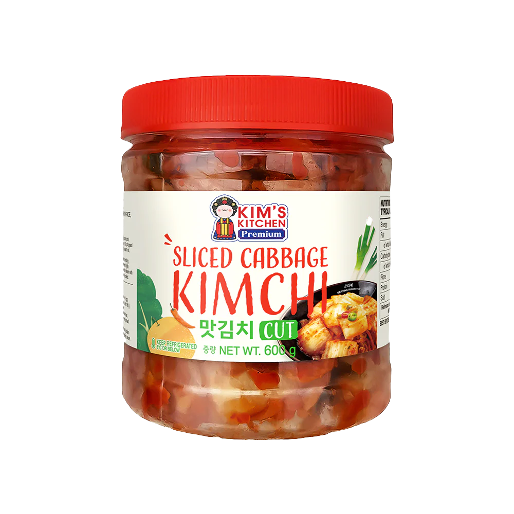 KIM'S KITCHEN PREMIUM Sliced Cabbage Kimchi 600g