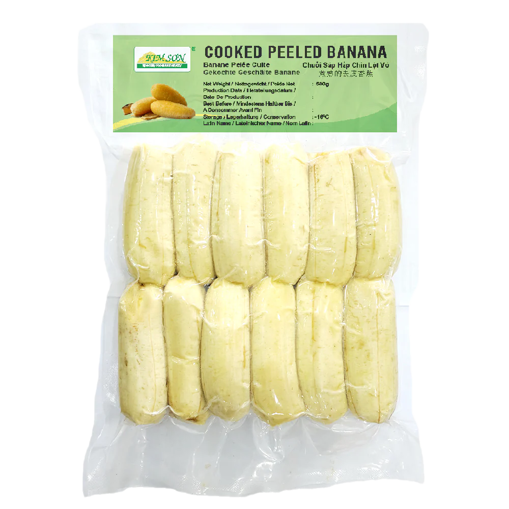 Kimson Cooked Peeled Banana 500g (Frozen)