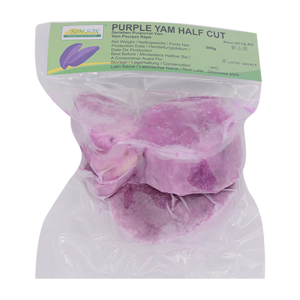 Kimson Half Cut Purple Yam 500G (Frozen)