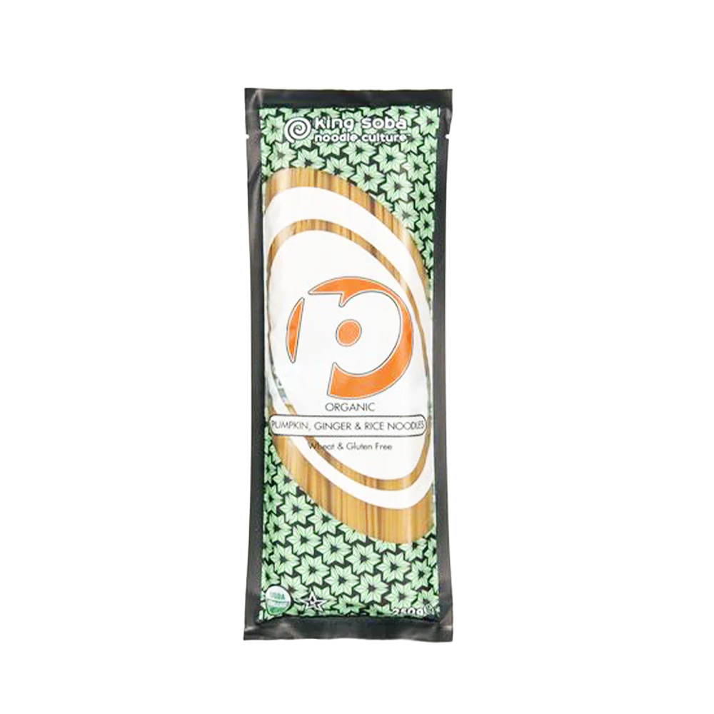 KING SOBA Pumpkin Ginger & Rice Noodles 250g