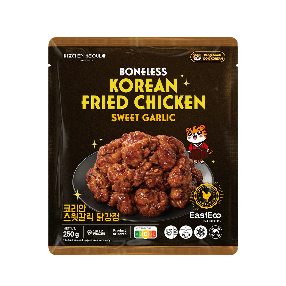 KITCHEN SEOUL Korean Boneless Fried Chicken Sweet Garlic 250g (Frozen)