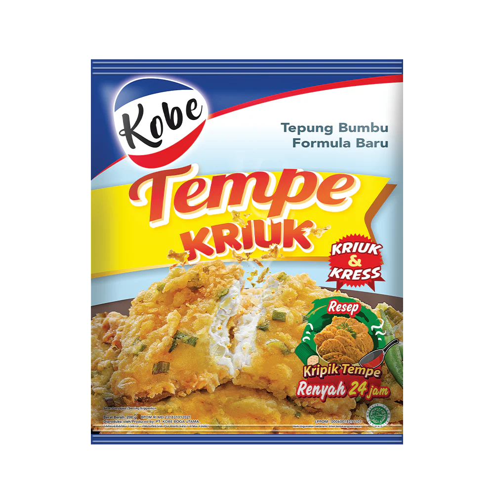 Kobe Coating Mix For Fried Tempeh 200g (Case 24)