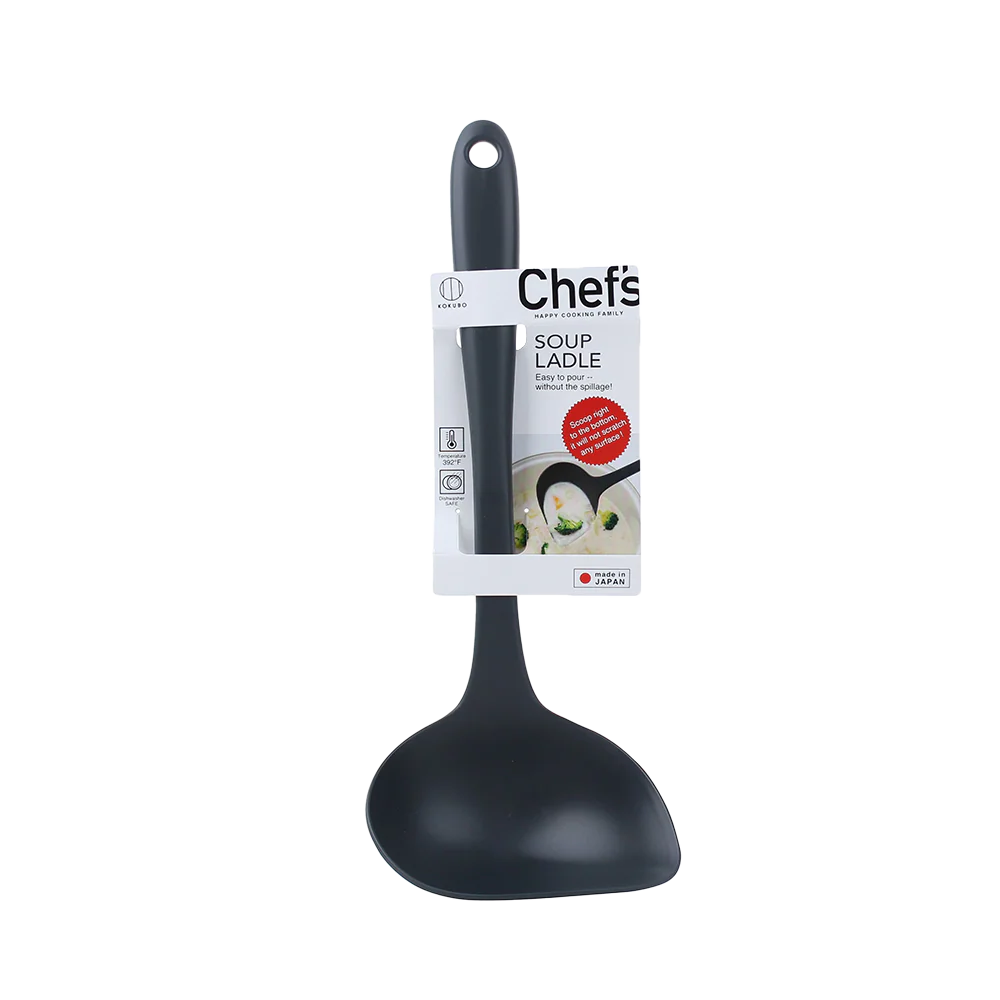 KOKUBO Chef's Soup Ladle - Black (TikTok)