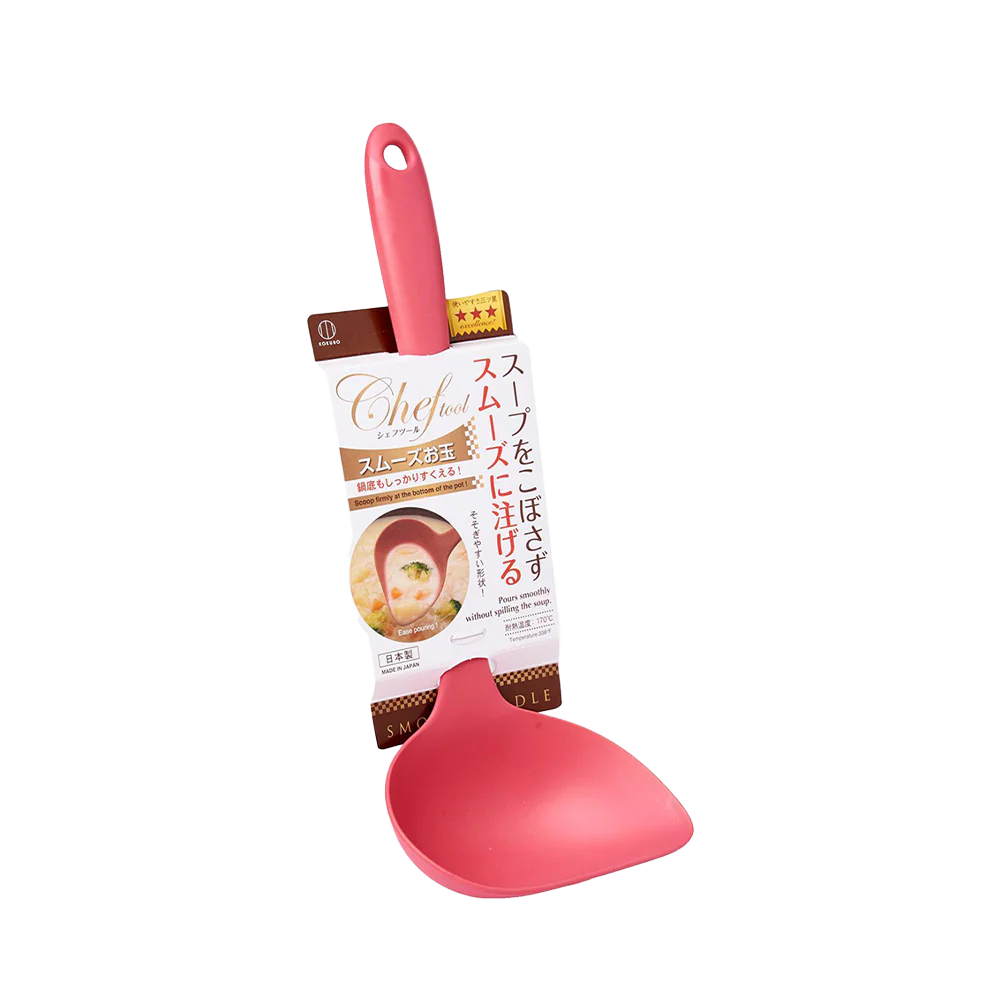 KOKUBO Chef's Soup Ladle-Pink