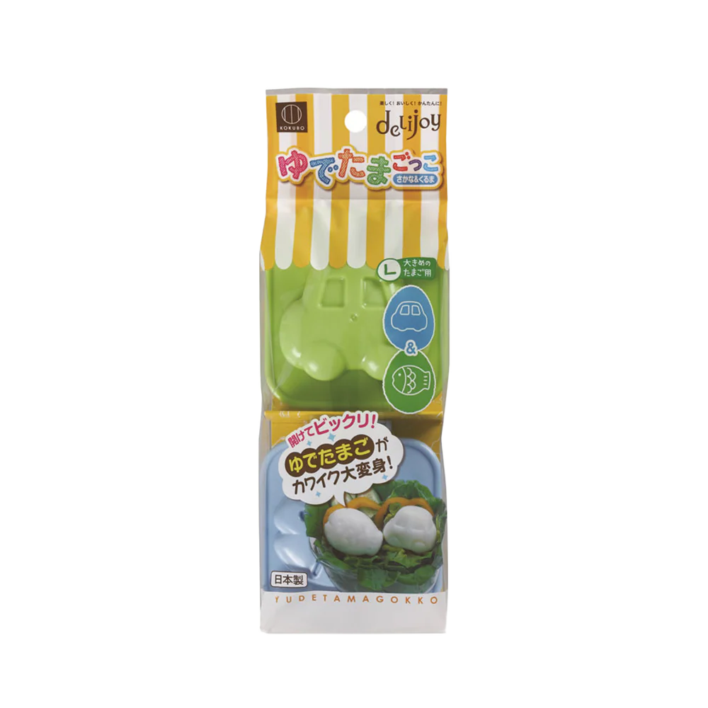 KOKUBO DELIJOY Boiled Egg Shapemolds Car & Fish
