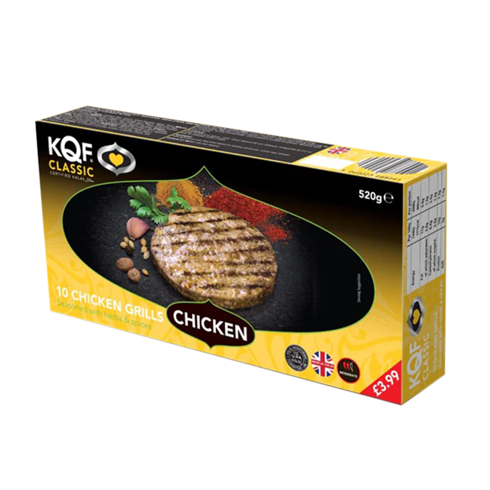 KQF Classics Chicken Grills 520g (Frozen)