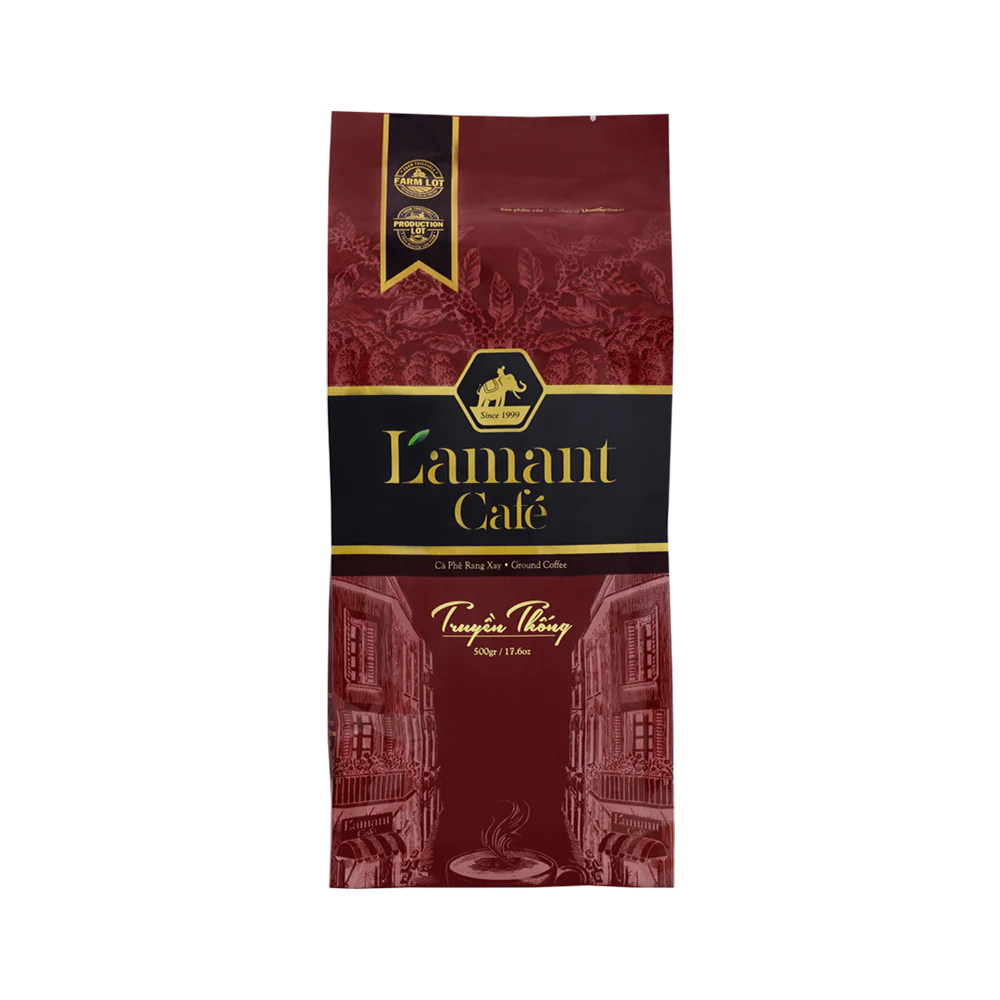 L'amant Traditional Blend (Arabica & Robusta Blend) Ground Coffee 500g