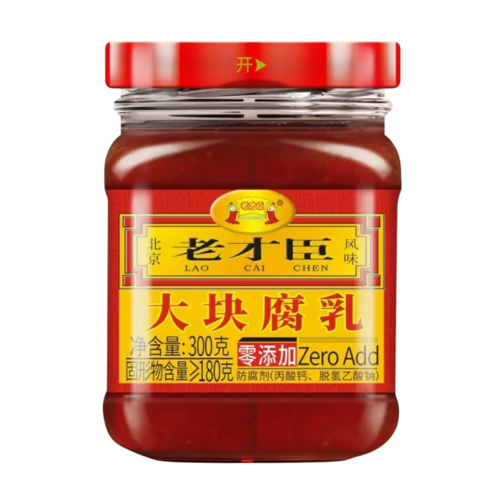 LAO CAI CHEN Zero Additives Fermented Beancurd - Big Chunks 300g (Case 12)