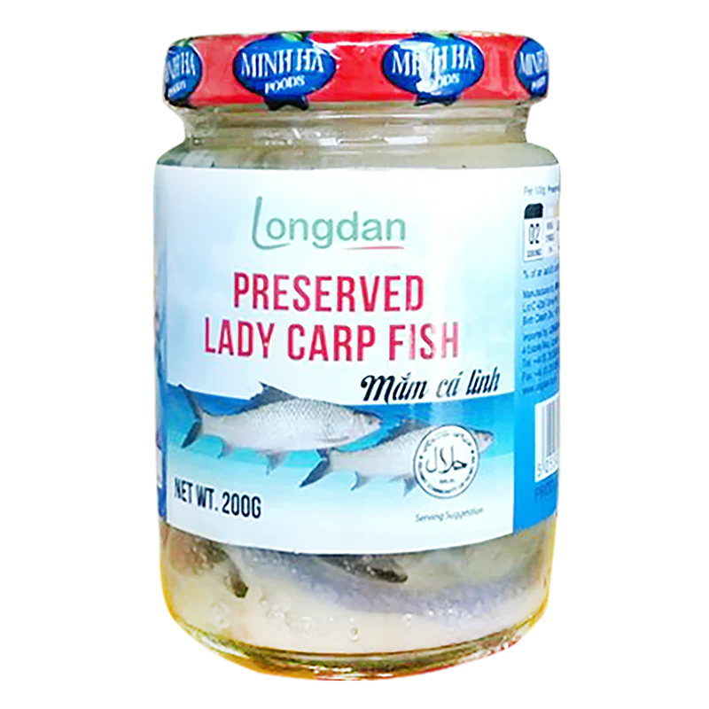 Longdan Preserved Lady Carp Fish 200g