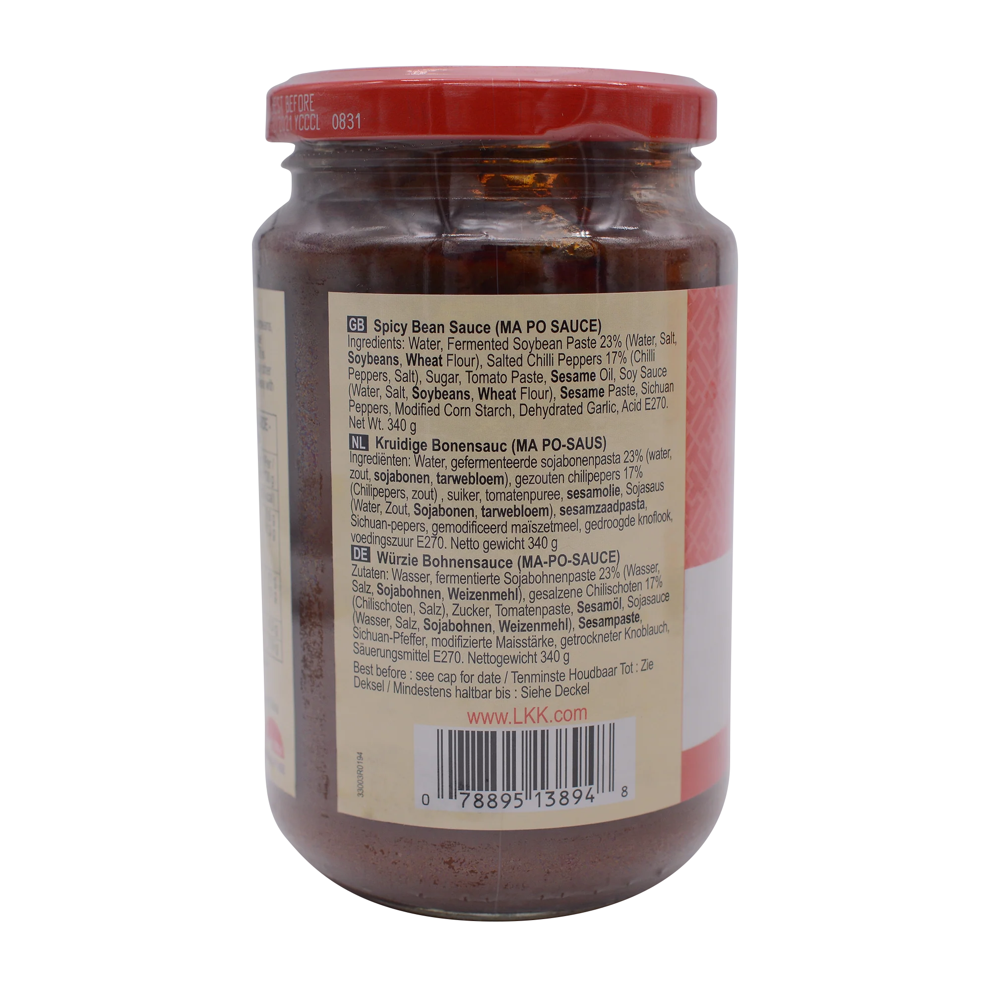 LEE KUM KEE Spicy Bean Sauce 340g - Image 3
