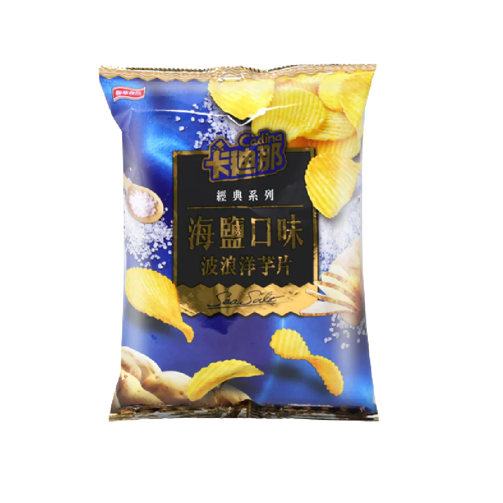 Lian Hwa Foods - Cadina Potato Chips Crinkle Cut (Sea Salt Flavor) 70g