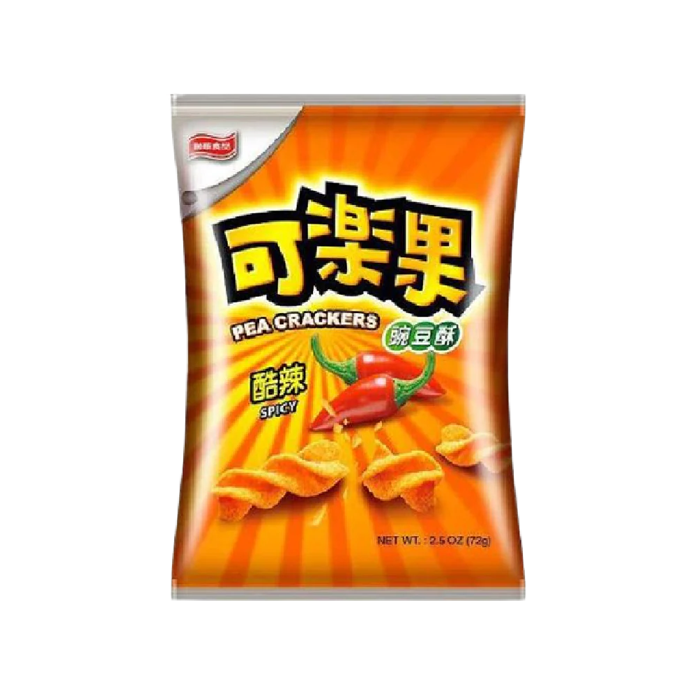 Lian Hwa Foods - Pea Crackers (Spicy Flavor) 72g