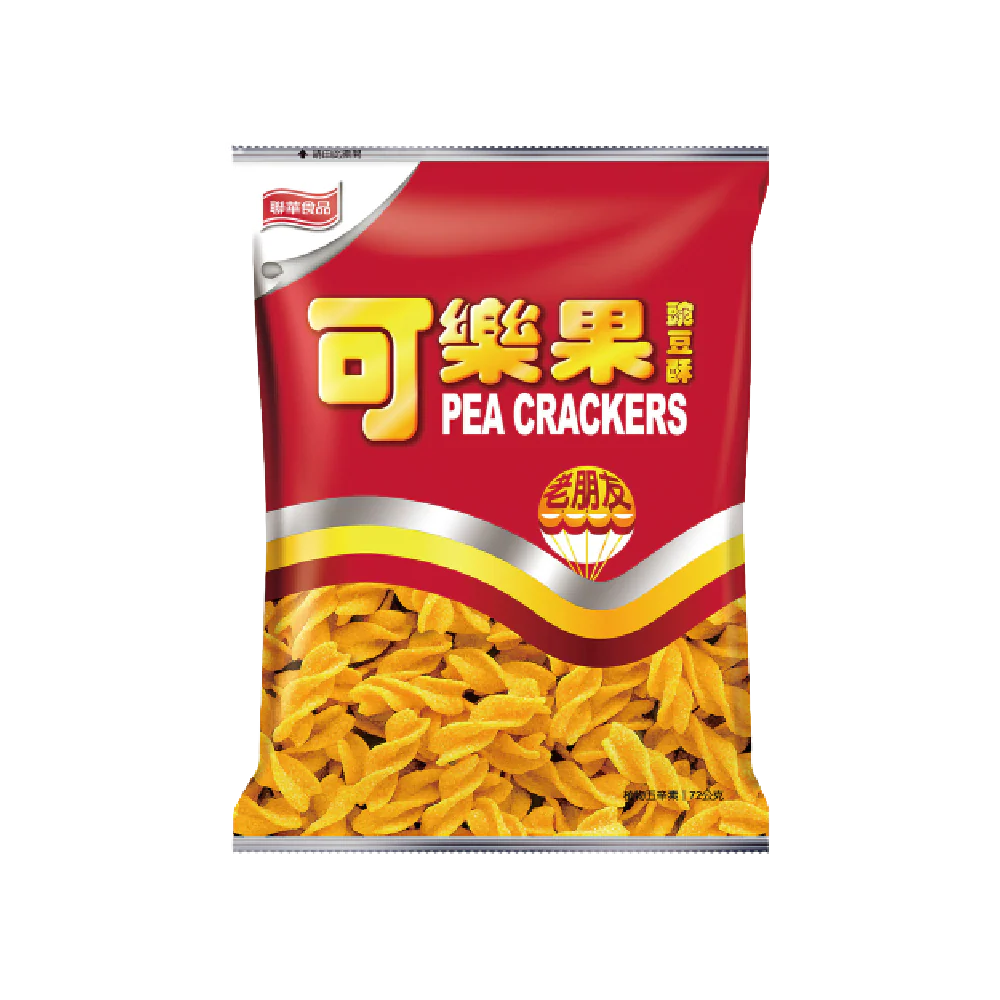 Lian Hwa Foods - Pea Crackers (Traditional Flavor) 72g