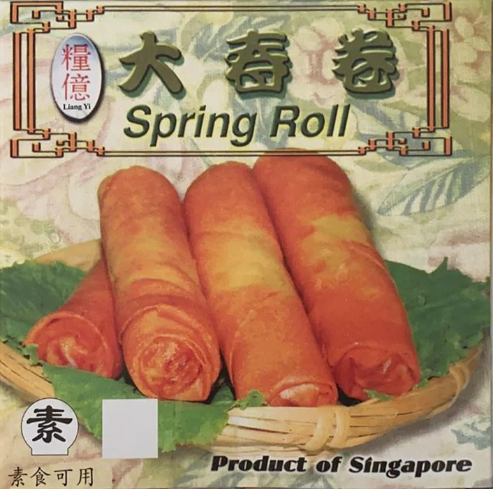 LIANG YI Vegetarian Spring Roll 500g (Frozen)