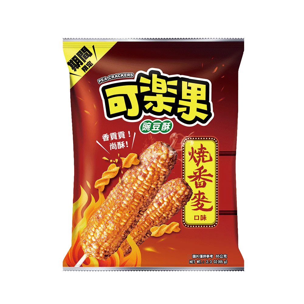 Lianhwa - Pea Crackers (Grilled Corn Flavour) 65g