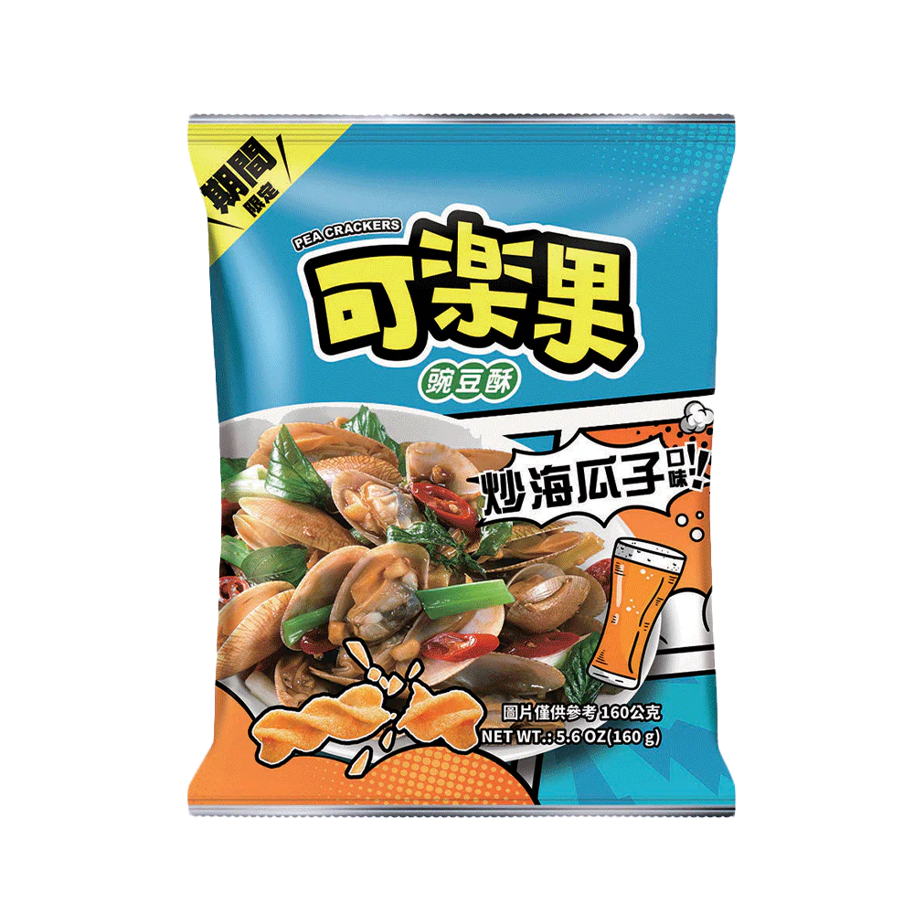 Lianhwa - Pea Crackers (Stir Fry Clam Flavor) 160g