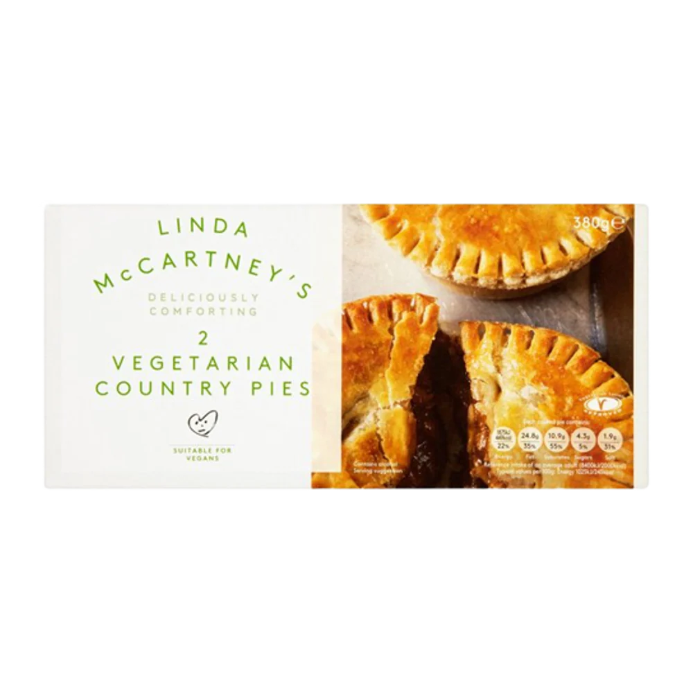 LINDA MCCARTNEY Deep Dish Country Pies 2x190g (Frozen)