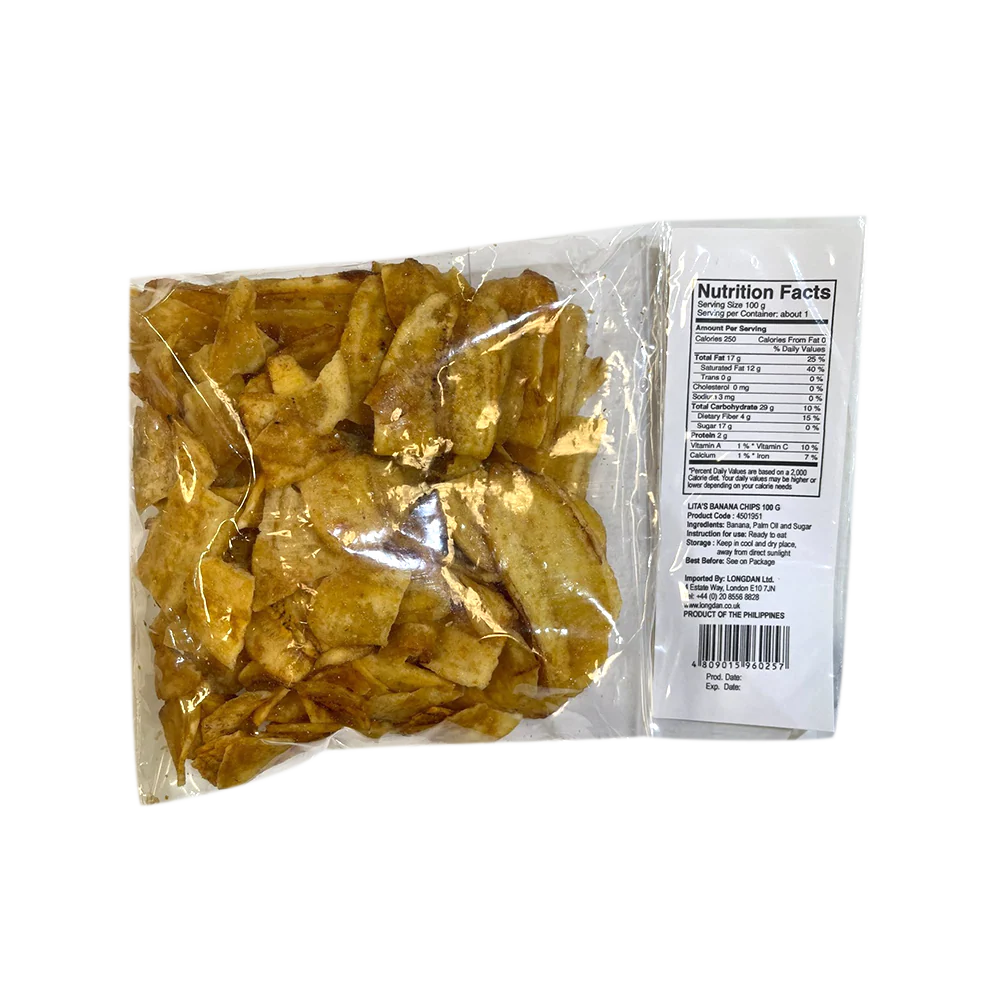 Lita Banana Chips 100g - Image 2