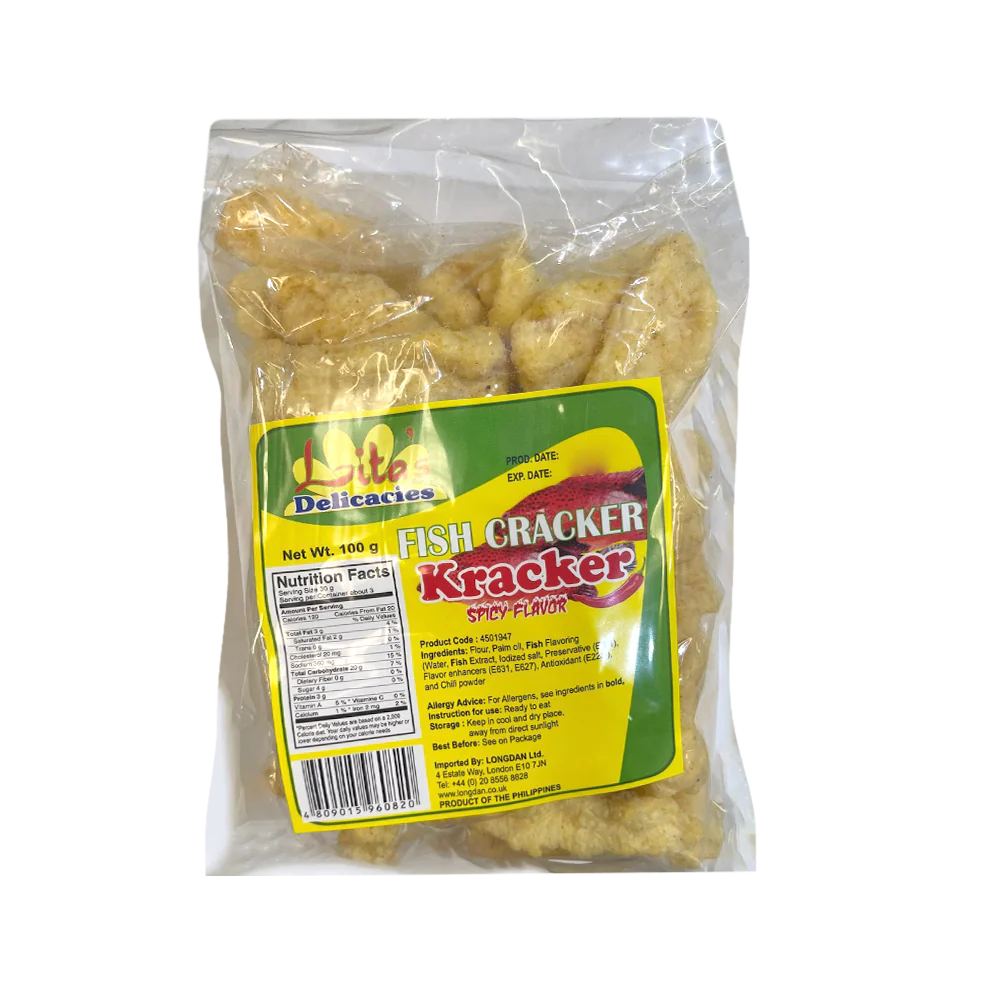 Lita Fish Cracker Spicy 100g