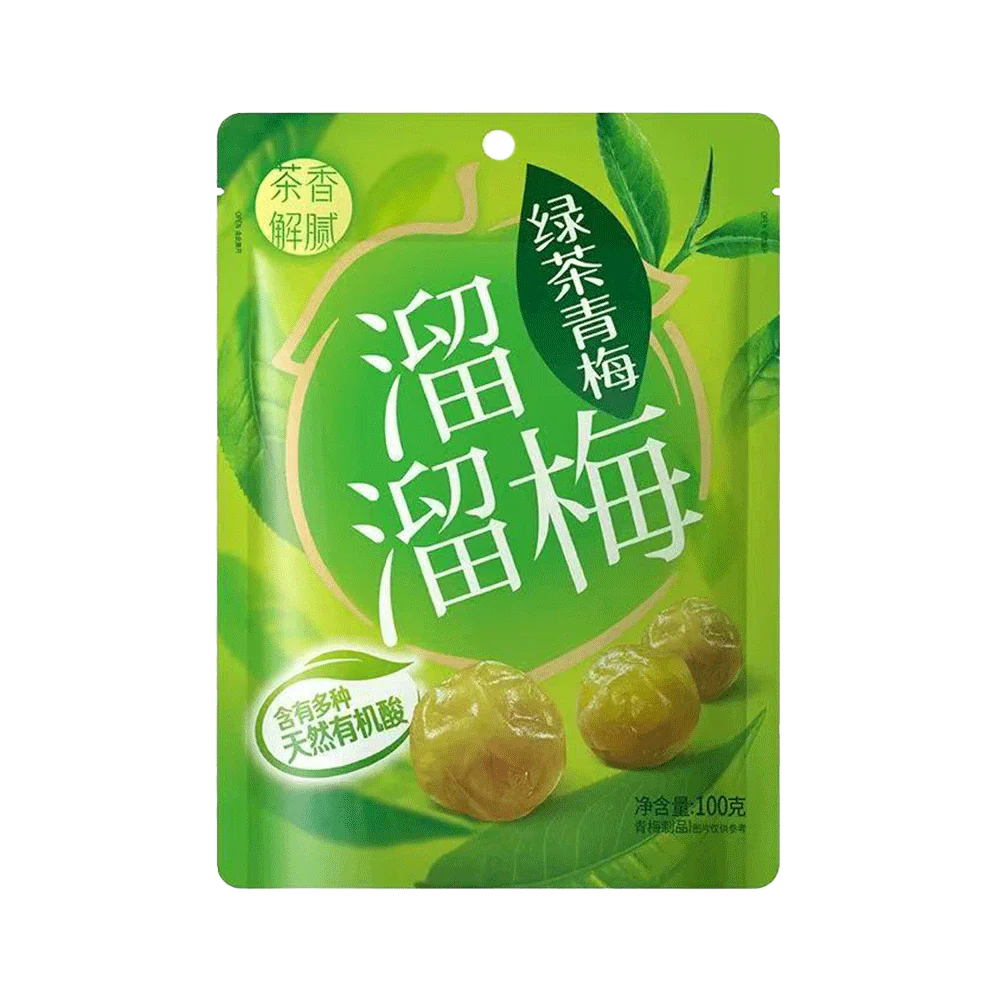 LIU LIU MEI Green Plum Green Tea Flavor 100g