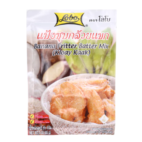 LOBO Banana Fritter Batter Mix (Kloay Kaak) 85g