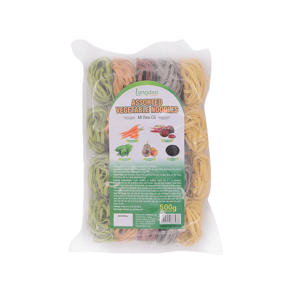 Longdan Assorted Vegetables Noodle 500g