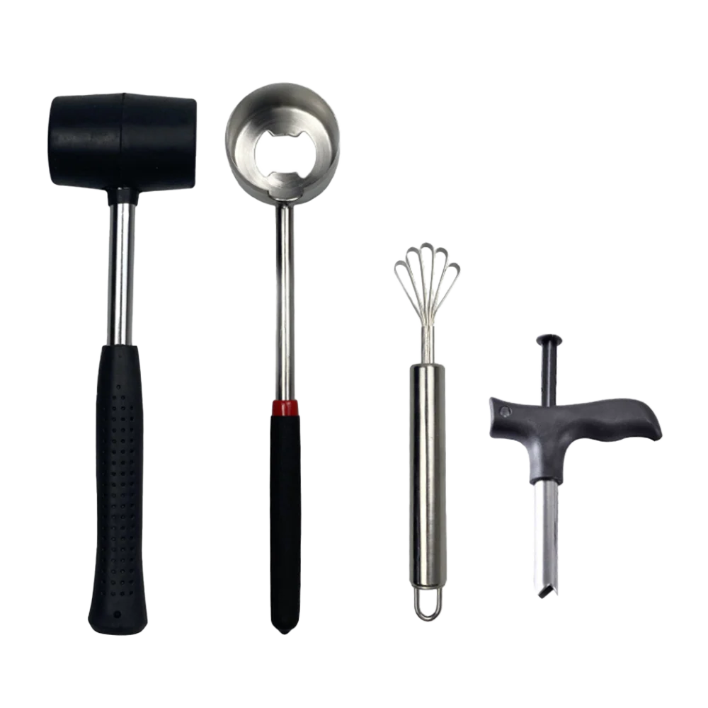 Longdan Coconut Opener Set 4pcs