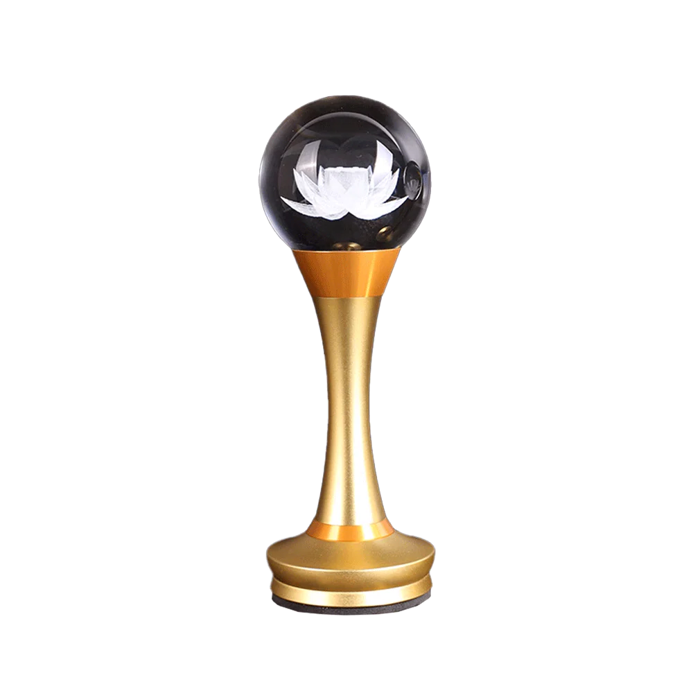 LONGDAN Crystal Lotus Rechargeable Lamp 12 Inches