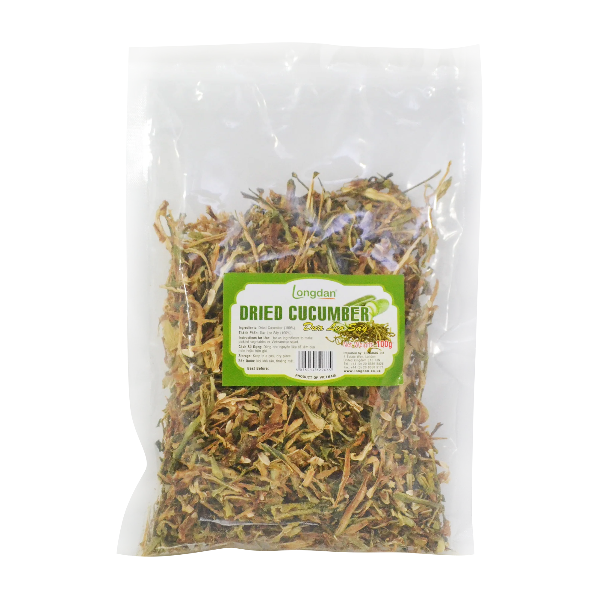 Longdan Dried Cucumber 100g