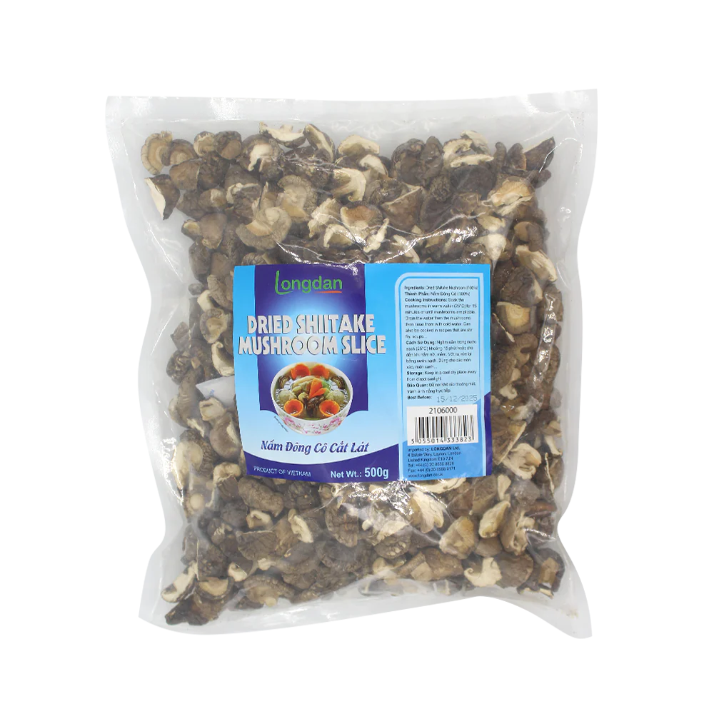 Longdan Dried Shiitake Mushroom Slice 500g (Case 20)