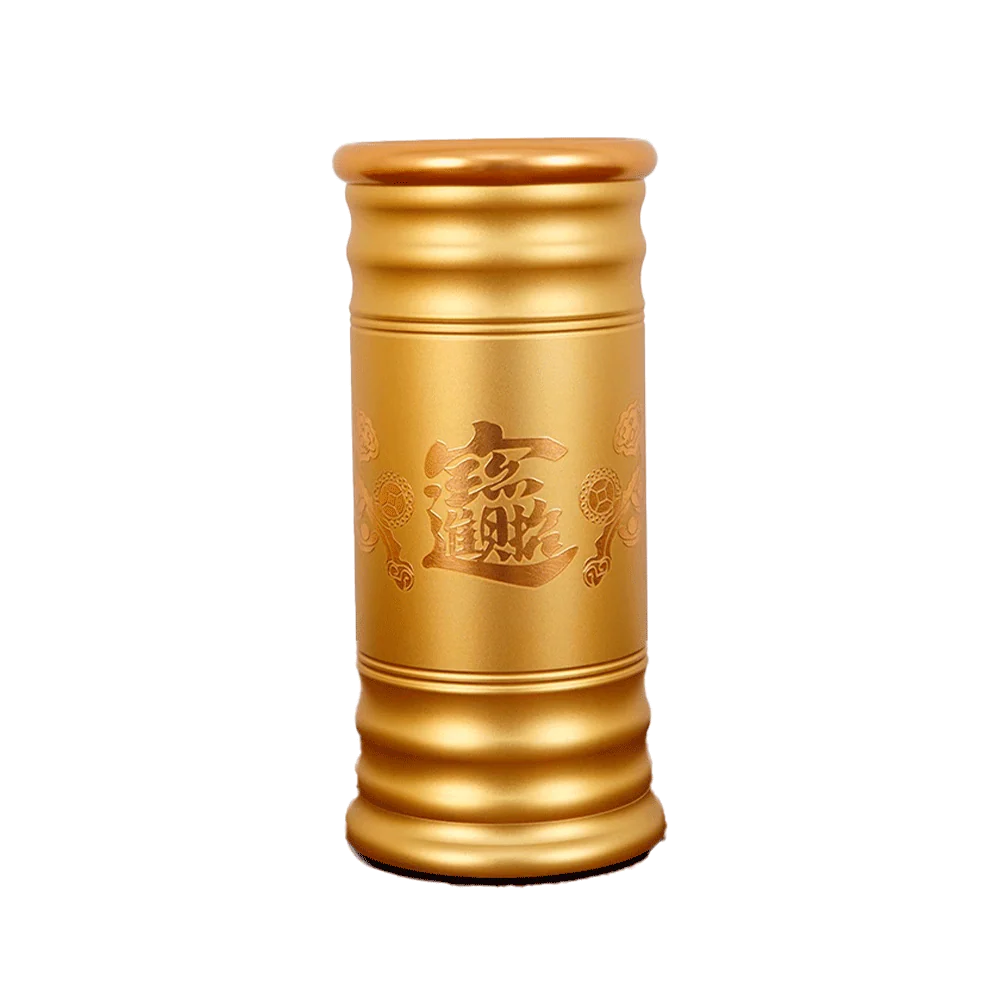 LONGDAN Fortune Golden Incense Holder 7 Inches