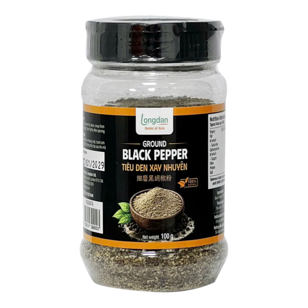 LONGDAN Ground Black Pepper 100g