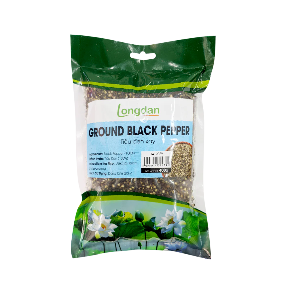 Longdan Ground Black Pepper 400g