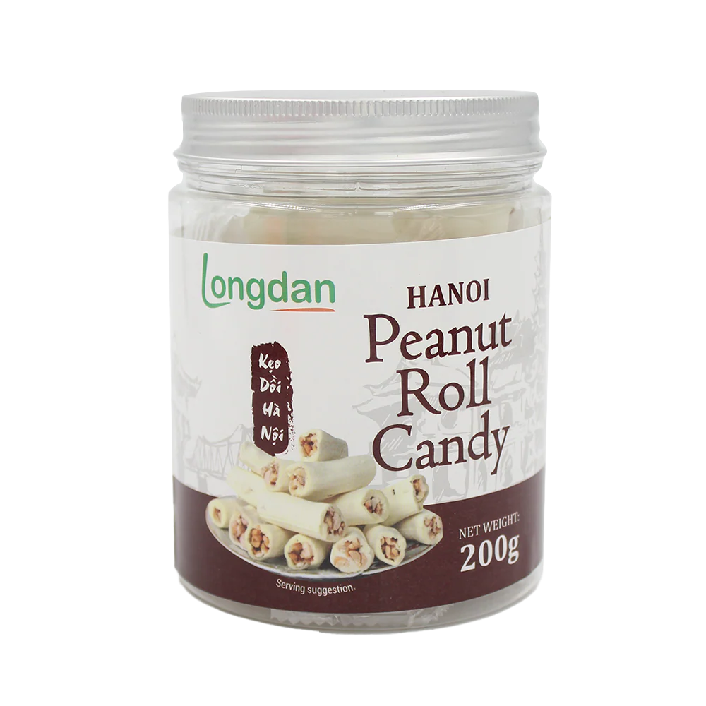 Longdan Hanoi Peanut Roll Candy 200g (Case 25)