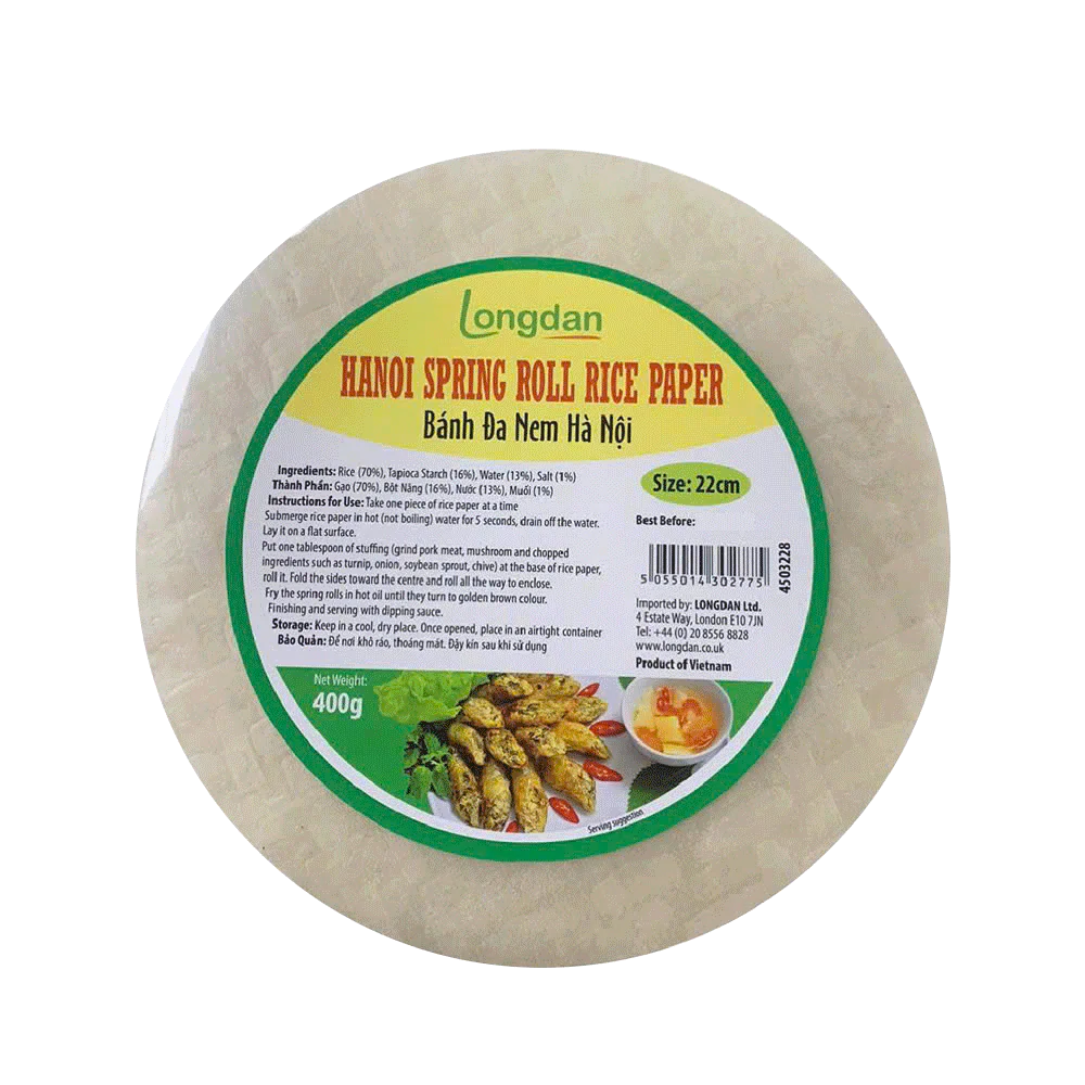 Longdan Hanoi Spring Roll Rice Paper 400g