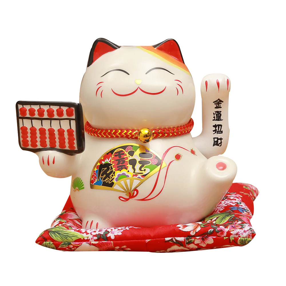 Longdan Lucky Cat 6 Inches