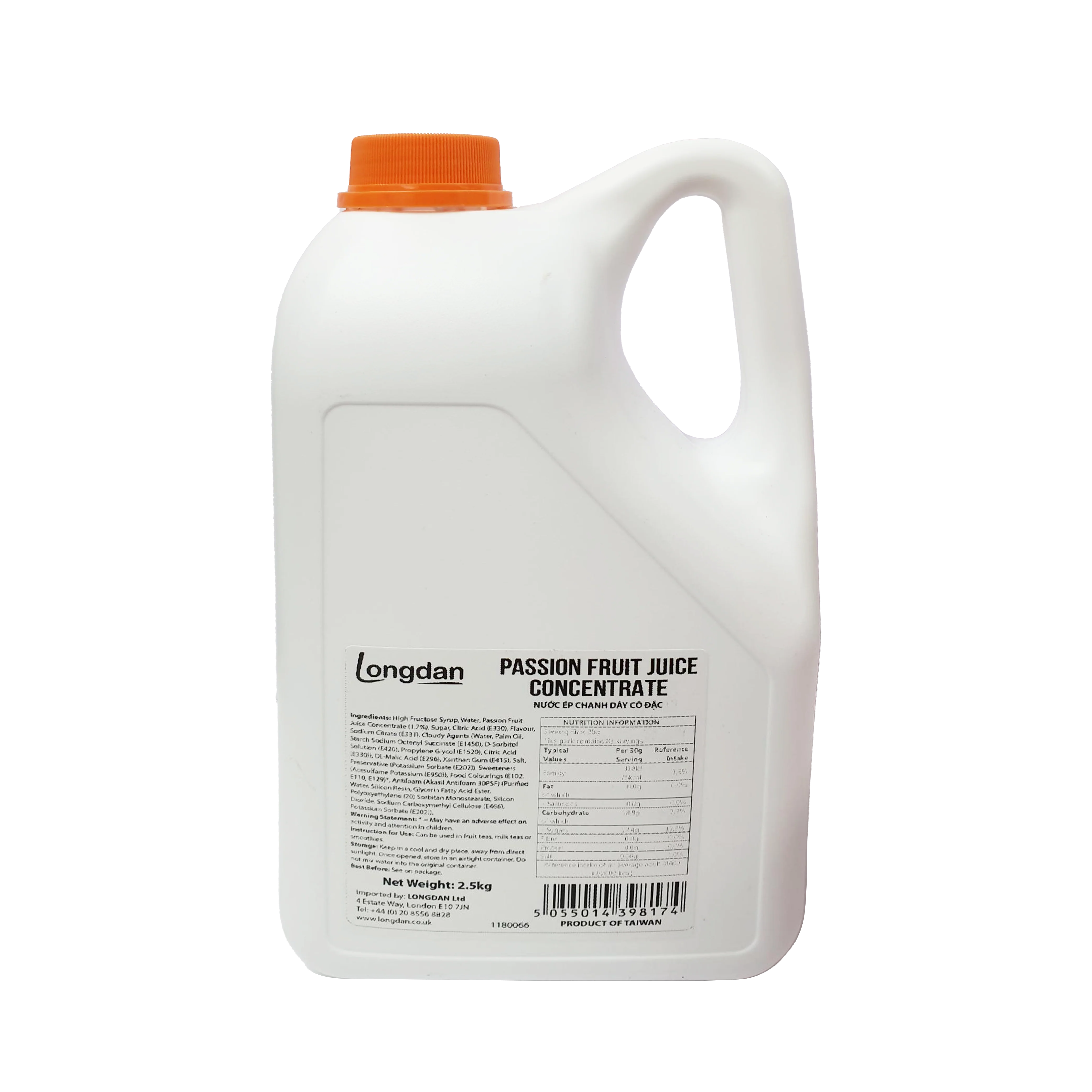 Longdan Passion Fruit Juice Conc. 2.5kg (Case 6)