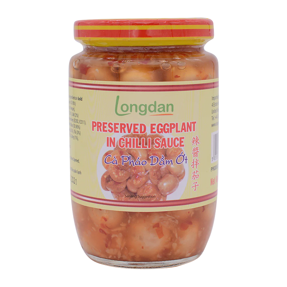 Longdan Preserved Eggplant in Chilli 400g (Case 24)