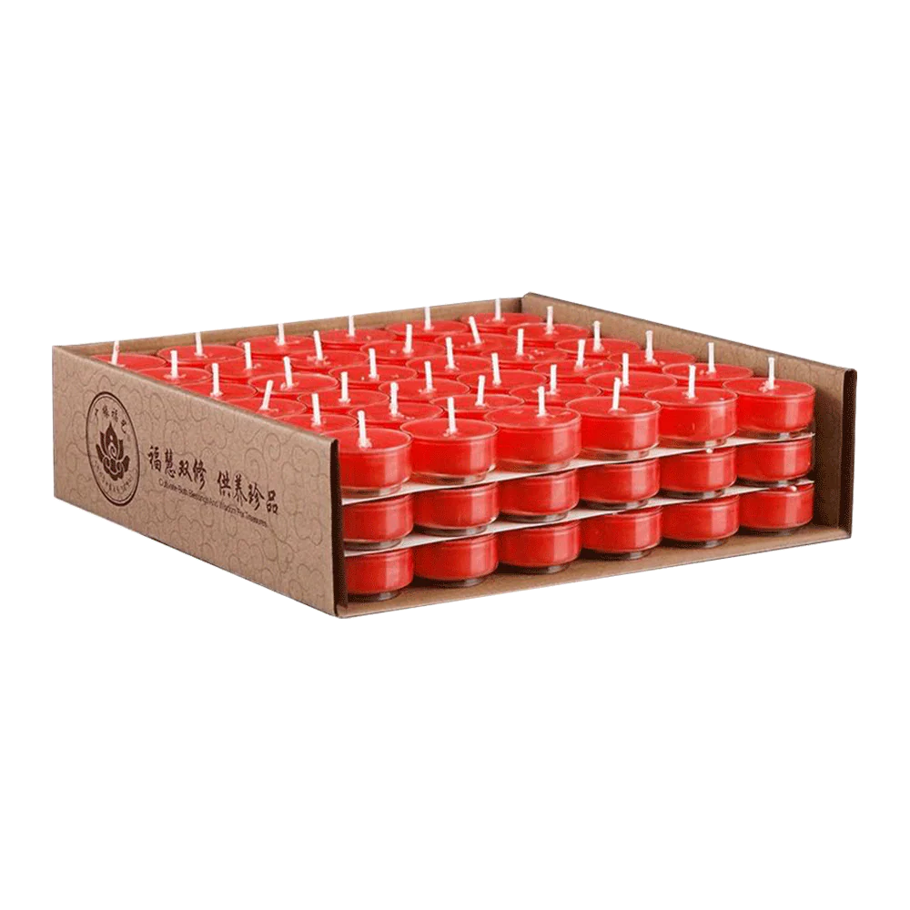 LONGDAN Red Candle 108pcs