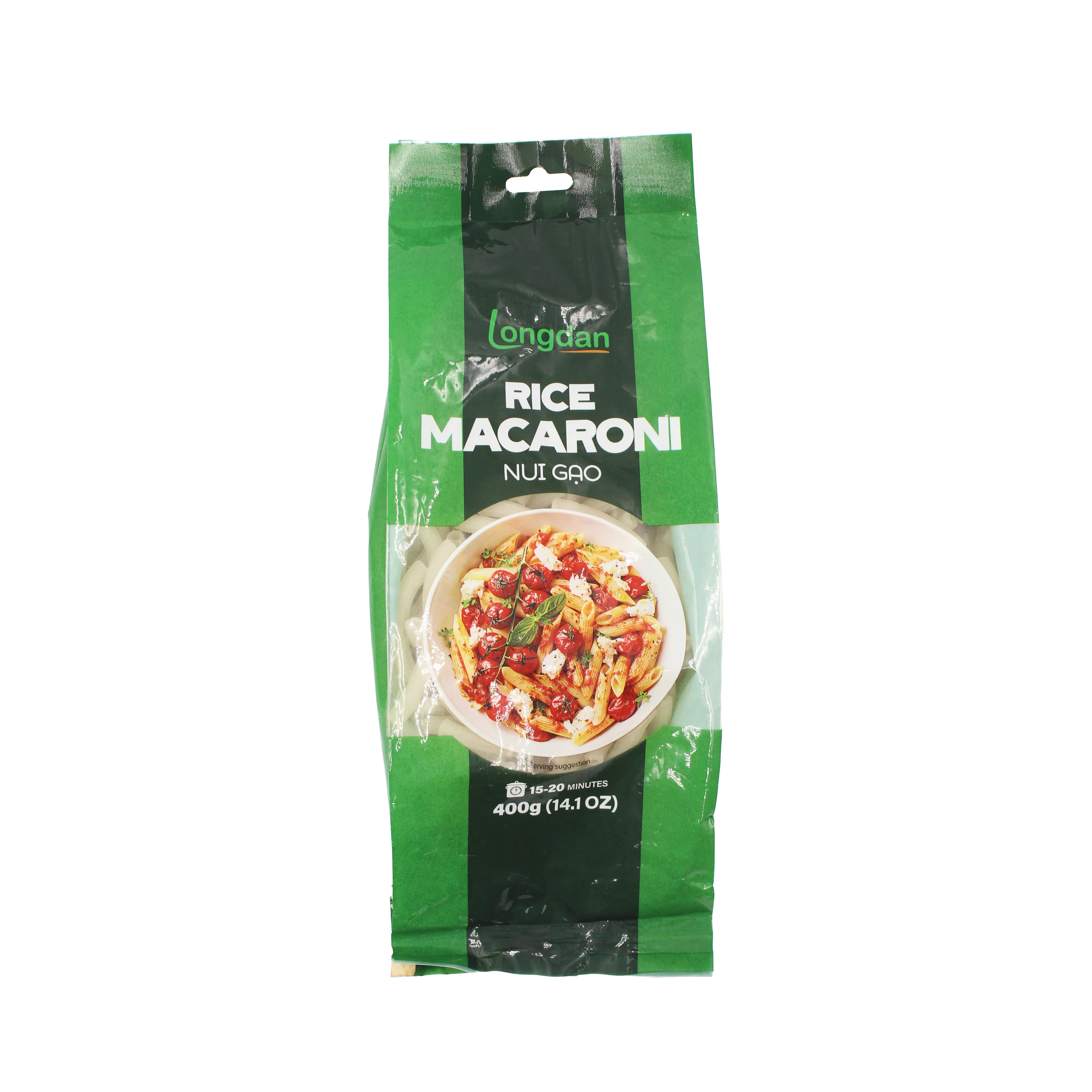 Longdan Rice Macaroni Big Tube 400g