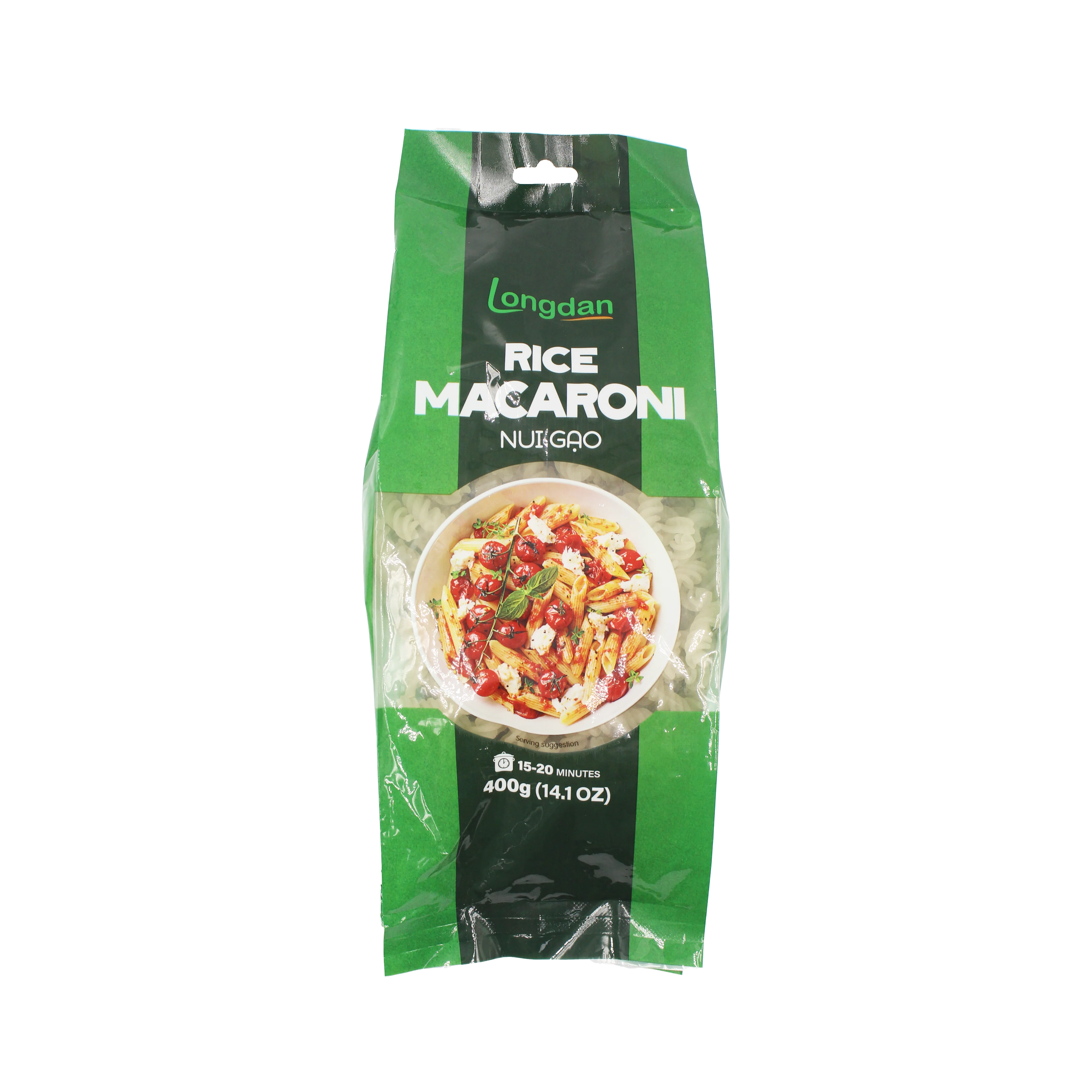 Longdan Rice Macaroni Spiral 400g