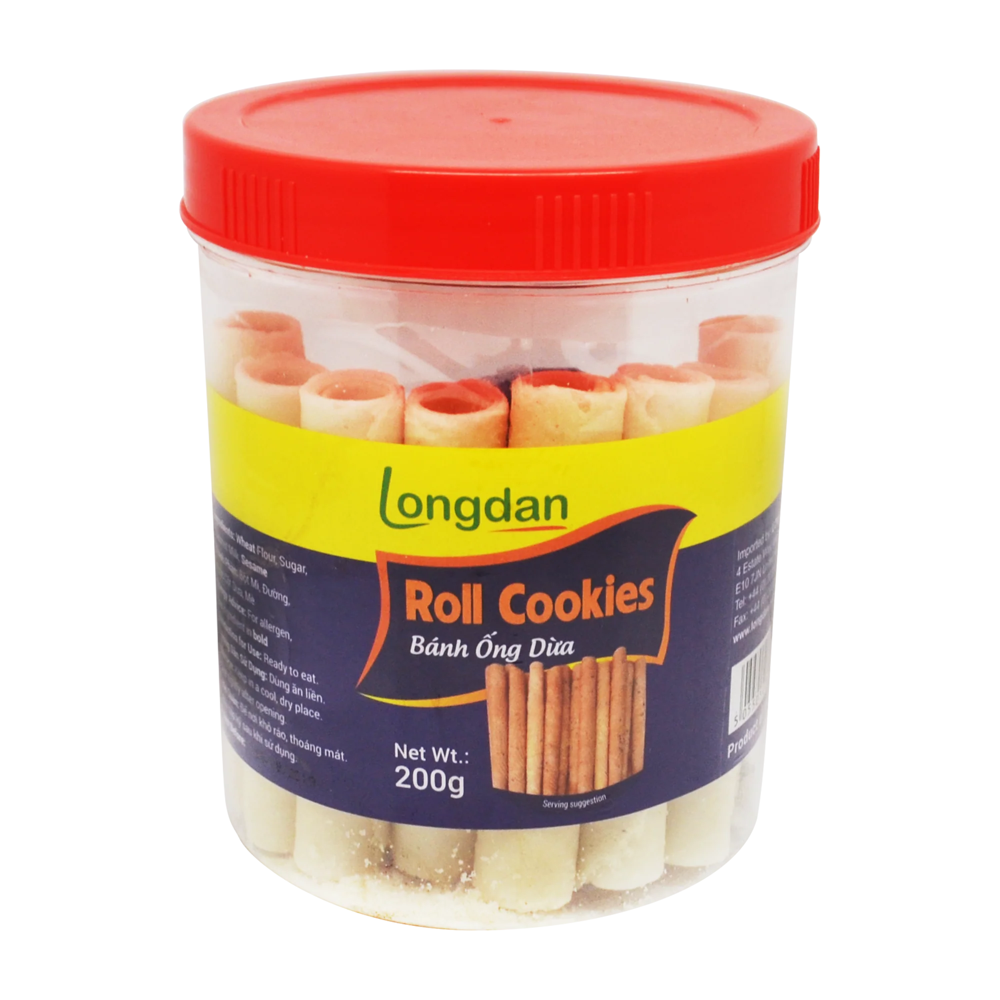 Longdan Roll Cookies 200g