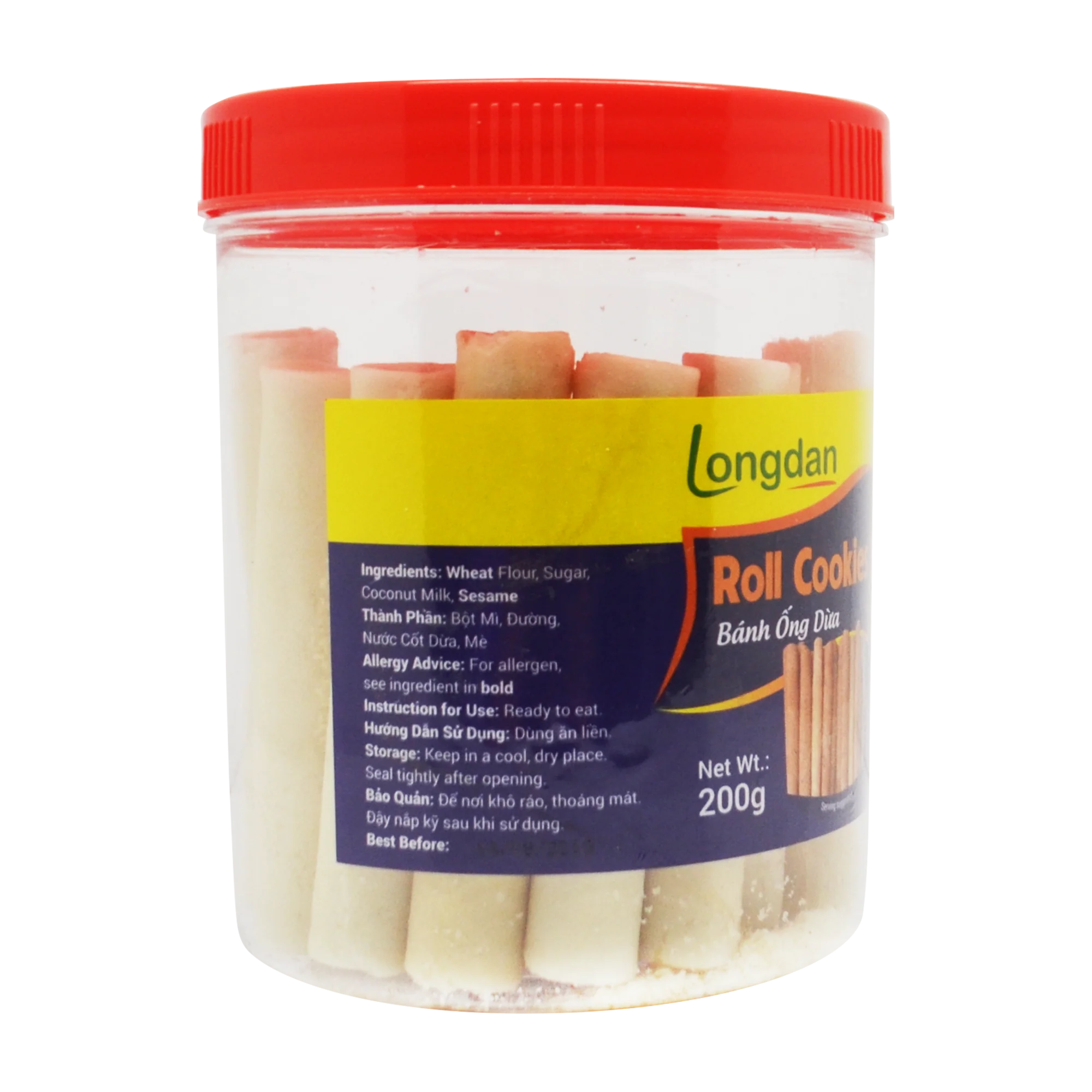 Longdan Roll Cookies 200g - Image 2