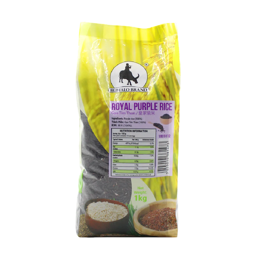 Longdan Royal Purple Rice 1kg (Case 10)