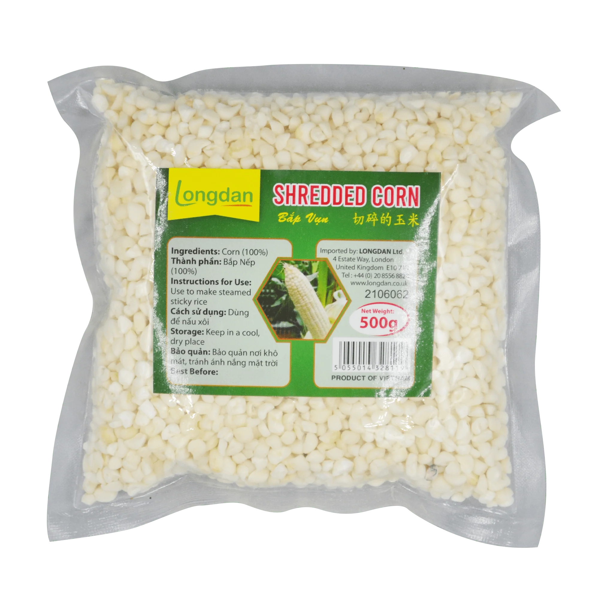 Longdan Shredded Corn 500g (Case 20)