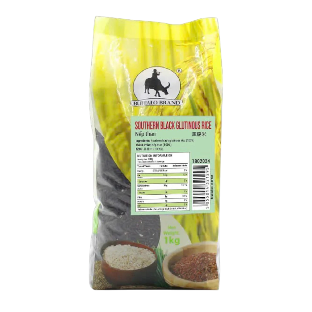 Longdan Southern Black Glutinous Rice 1kg (Case 10)