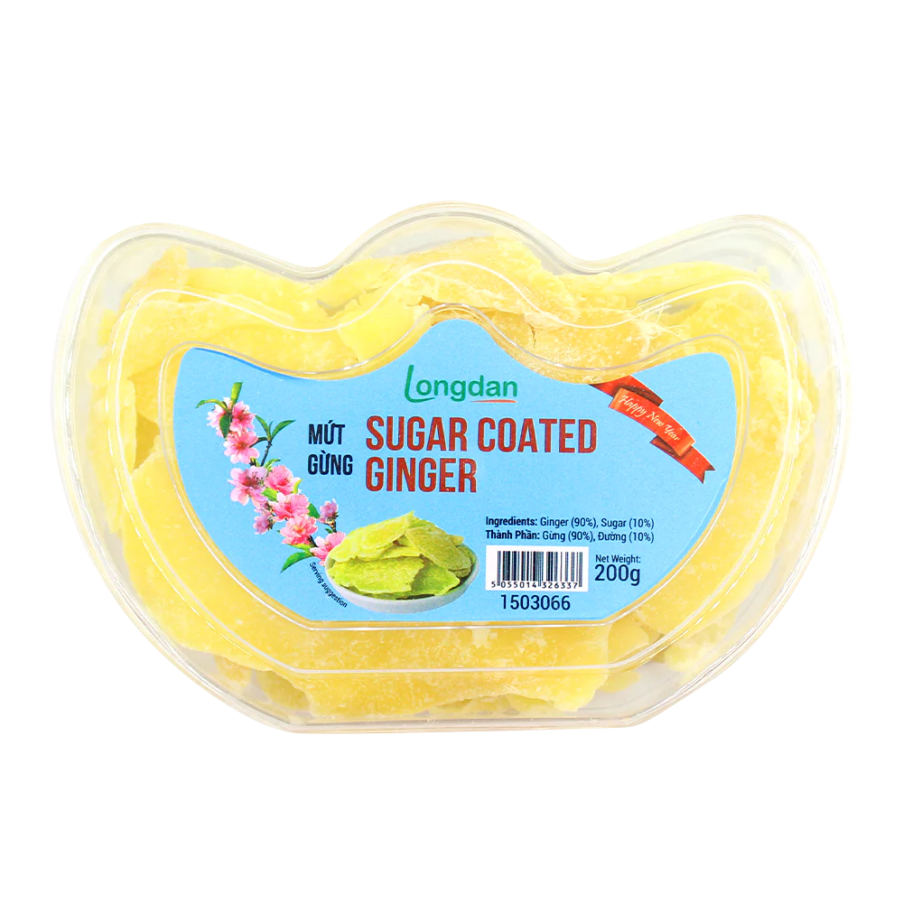 Longdan Sugar Coated Ginger 200g